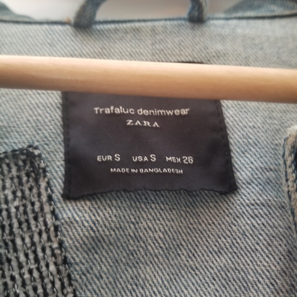 Zara Oversized Denim patch jacket - Picture 7 of 7